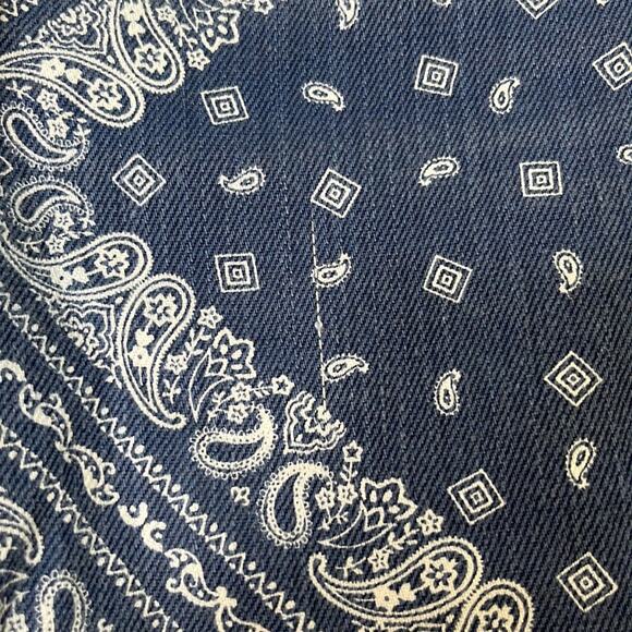 Revice La La Land Bandana Print Flares Jeans Laguna Blue Rodeo Western Size 25 - Picture 10 of 13